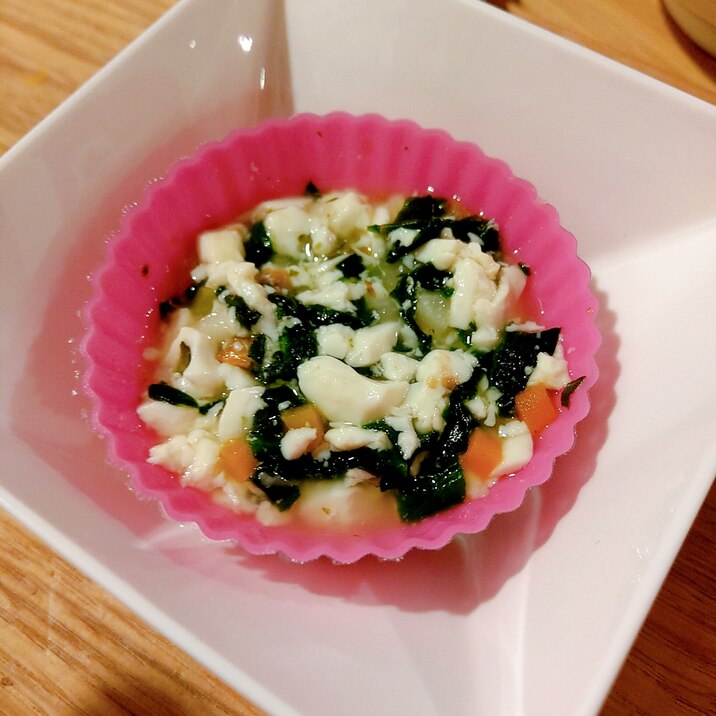 離乳食★レンジと冷凍保存野菜で野菜たっぷり白和え